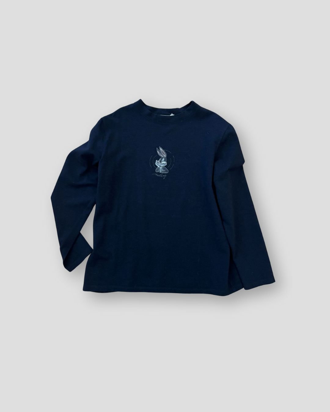 Iceberg Dark Blue Wool Knit Longsleeve | Bugs Bunny | €80 Iceberg Dark Blue Wool Knit Longsleeve | Bugs Bunny | €80